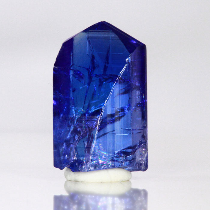 Gemmy Blue Tanzanite Crystal Mineral Specimen