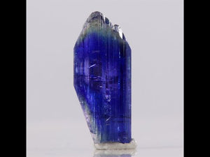 Blue Tanzanite crystal video 