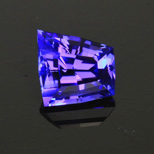 Special Cut  Free Form Step Cut Tanzanite Gemstone 3.80 Carats