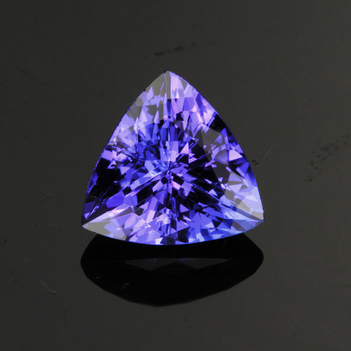 trilliant tanzanite gemstone